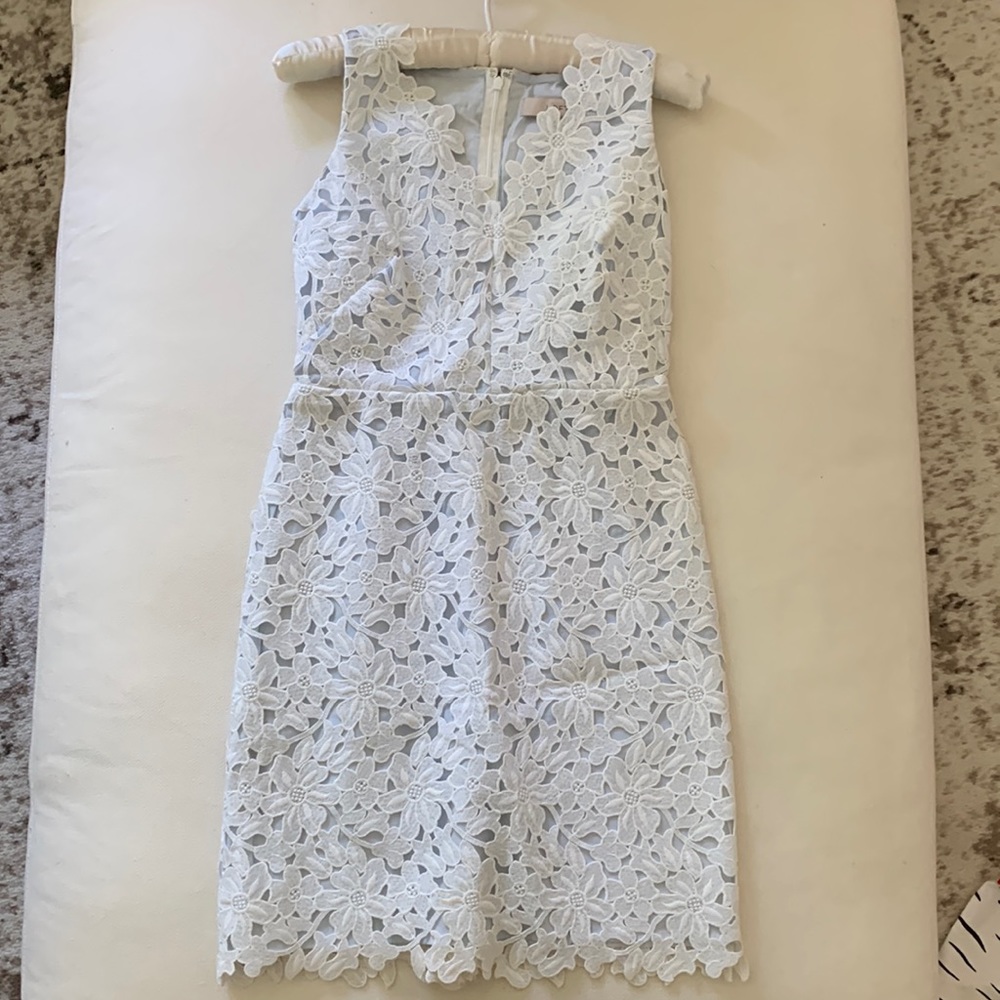 Loft lace dress - excellent condition Petite 00 XXS